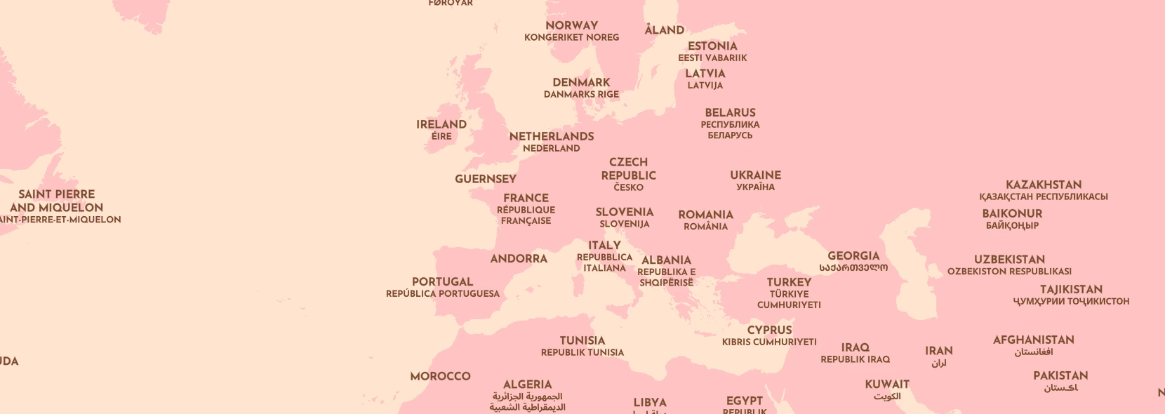 naturalearth protomaps protomaps dusk rose europe